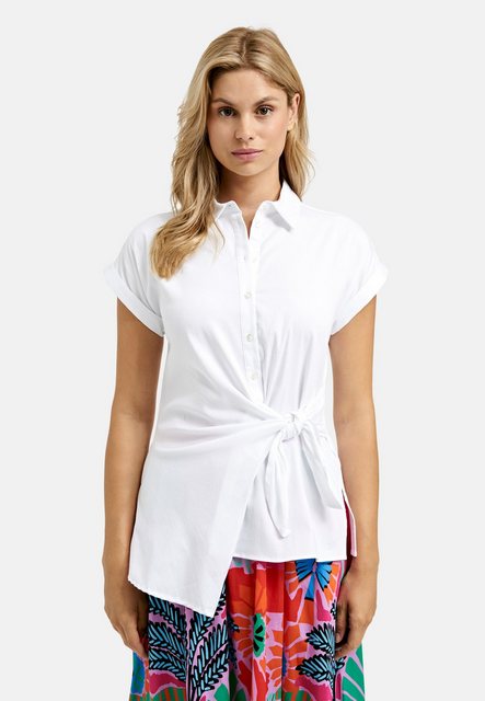 Milano Italy Hemdbluse BLOUSE W COLLAR AND WHITE günstig online kaufen