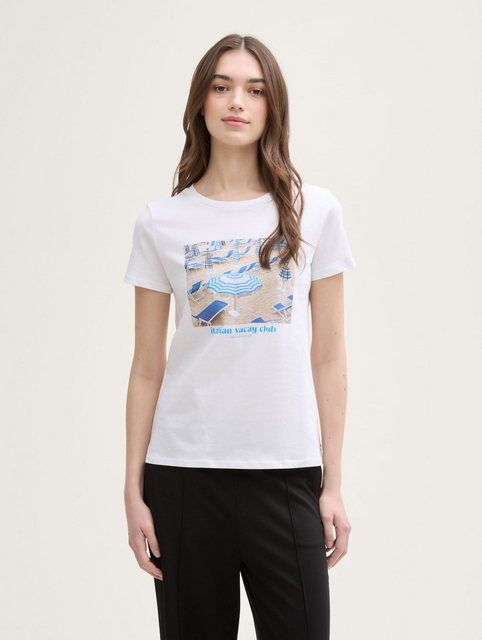 TOM TAILOR Denim T-Shirt T-Shirt mit Fotoprint günstig online kaufen