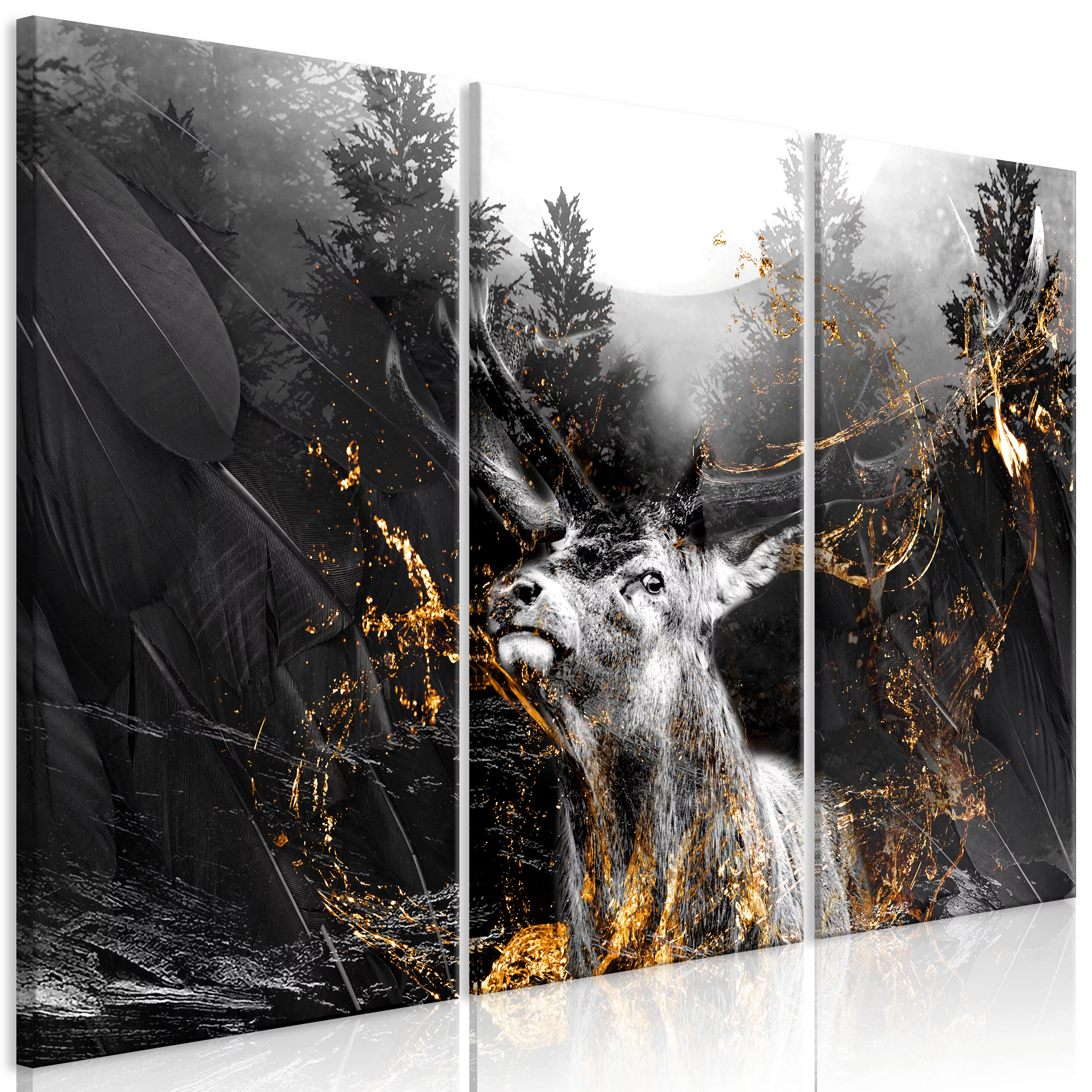 Wandbild - King Of The Woods (3 Parts) günstig online kaufen