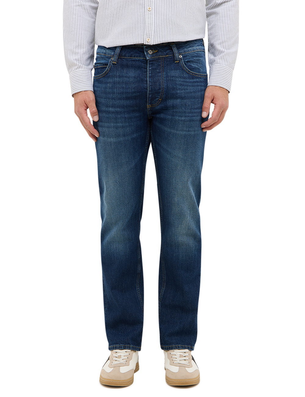 Mustang Jeans Michigan Straight vintage steel blue extra lang günstig online kaufen