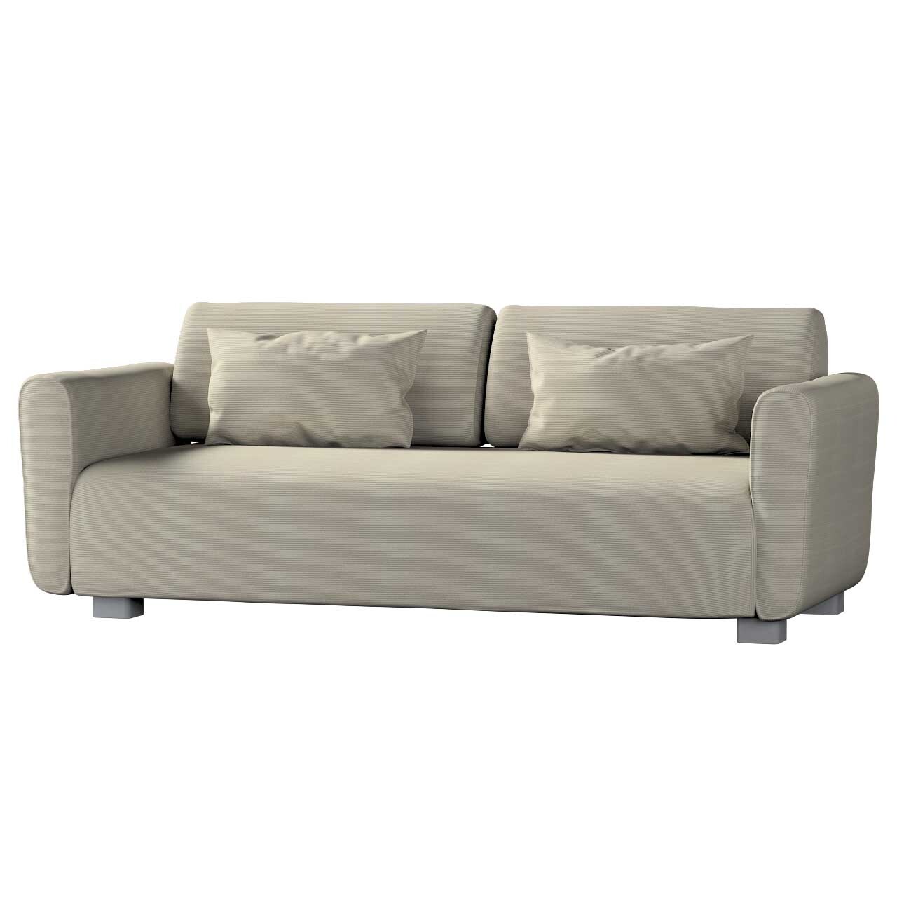 Bezug für Mysinge 2-Sitzer Sofa, grau, Sofabezug Mysinge 2-Sitzer, Manchest günstig online kaufen