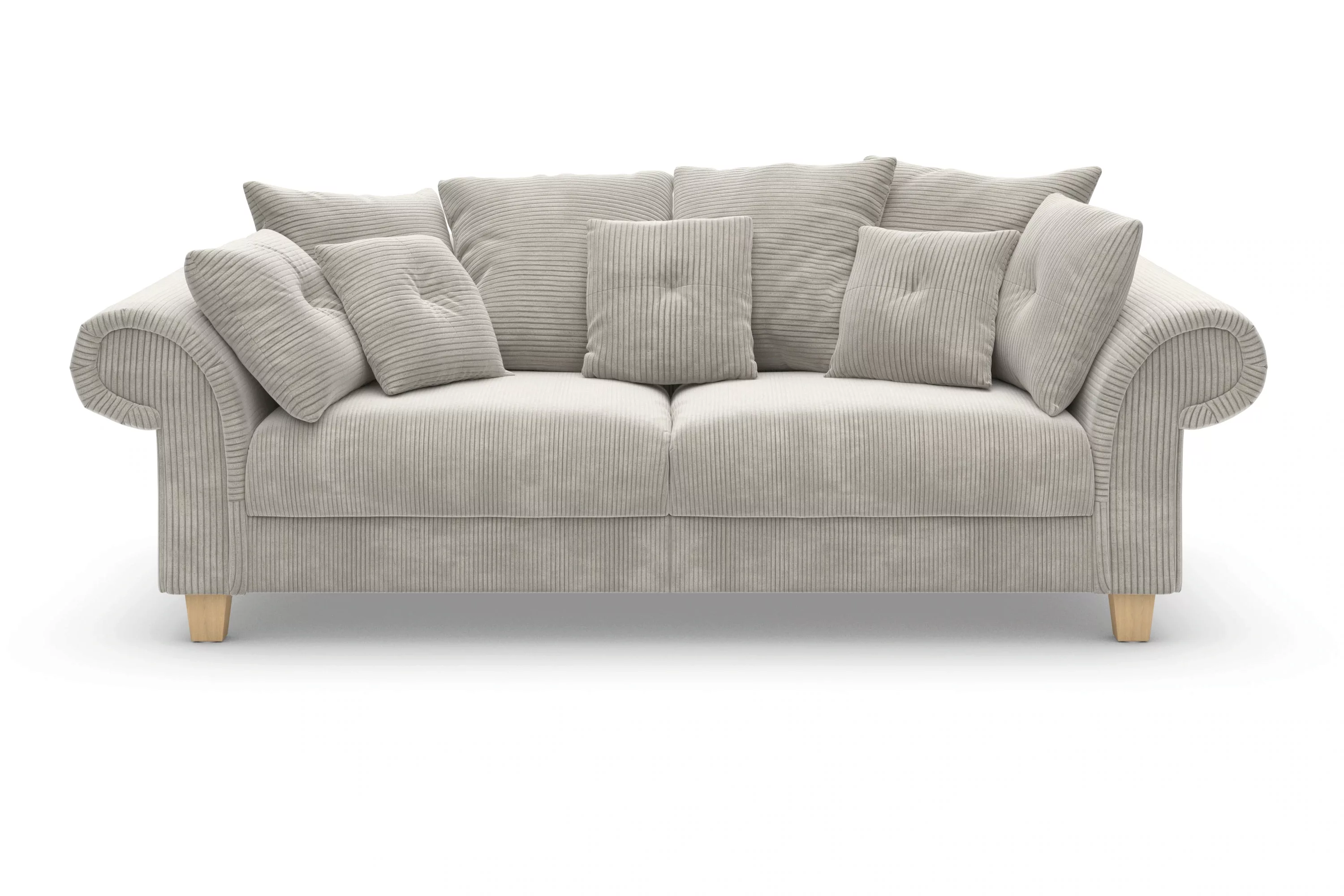 Home affaire Big-Sofa "Queenie Megasofa", (2 St.), mit weichem Sitzkomfort günstig online kaufen