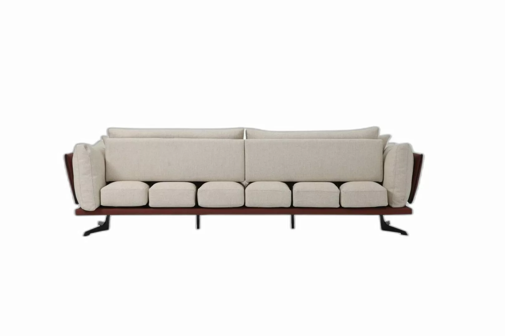 Xlmoebel 2-Sitzer Beige Modernes Design 2-Sitzer Sofa für Wohnzimmer Luxus, günstig online kaufen