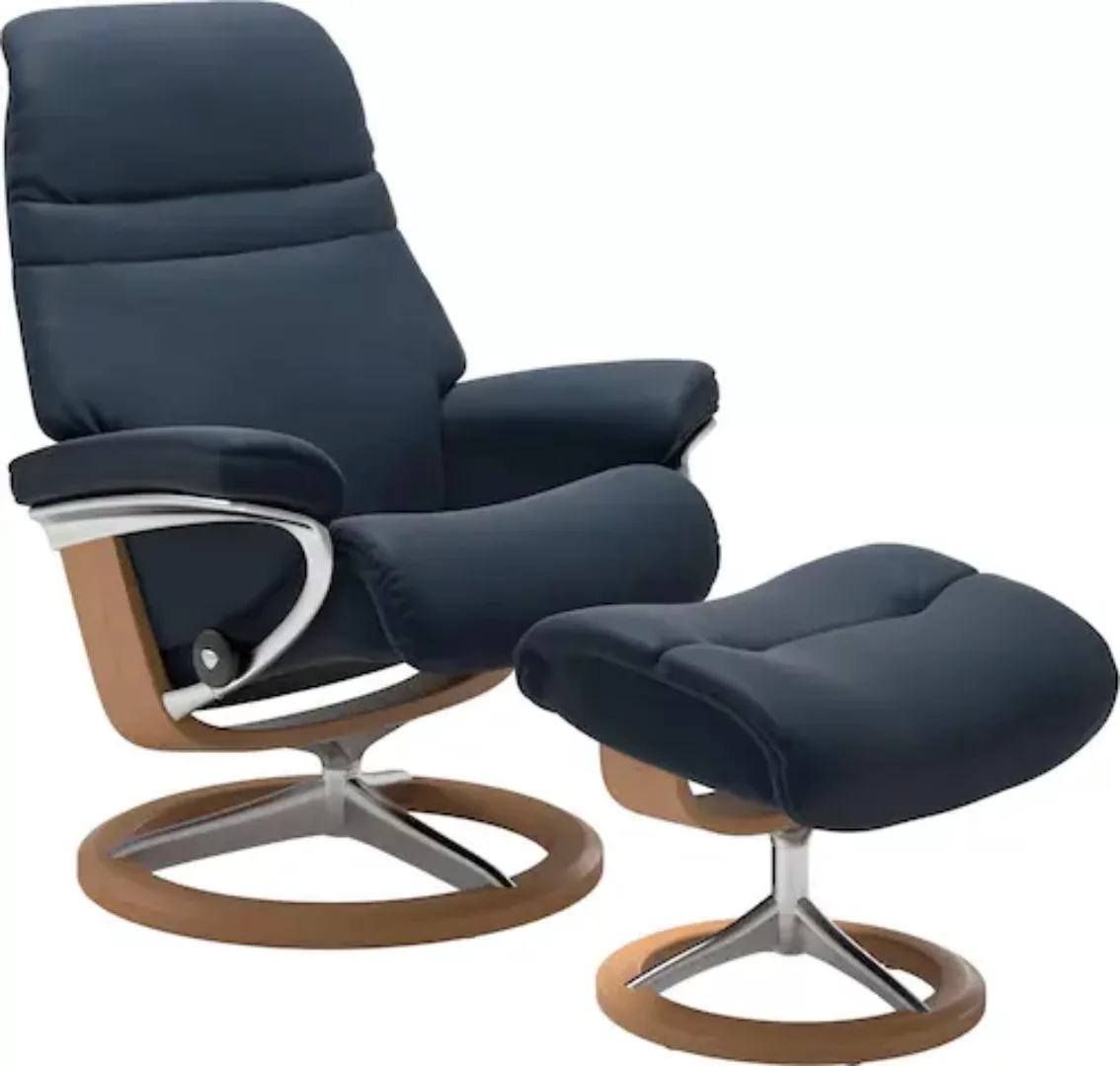 Stressless® Relaxsessel »Sunrise«, (Set, Relaxsessel mit Hocker), mit Signa günstig online kaufen