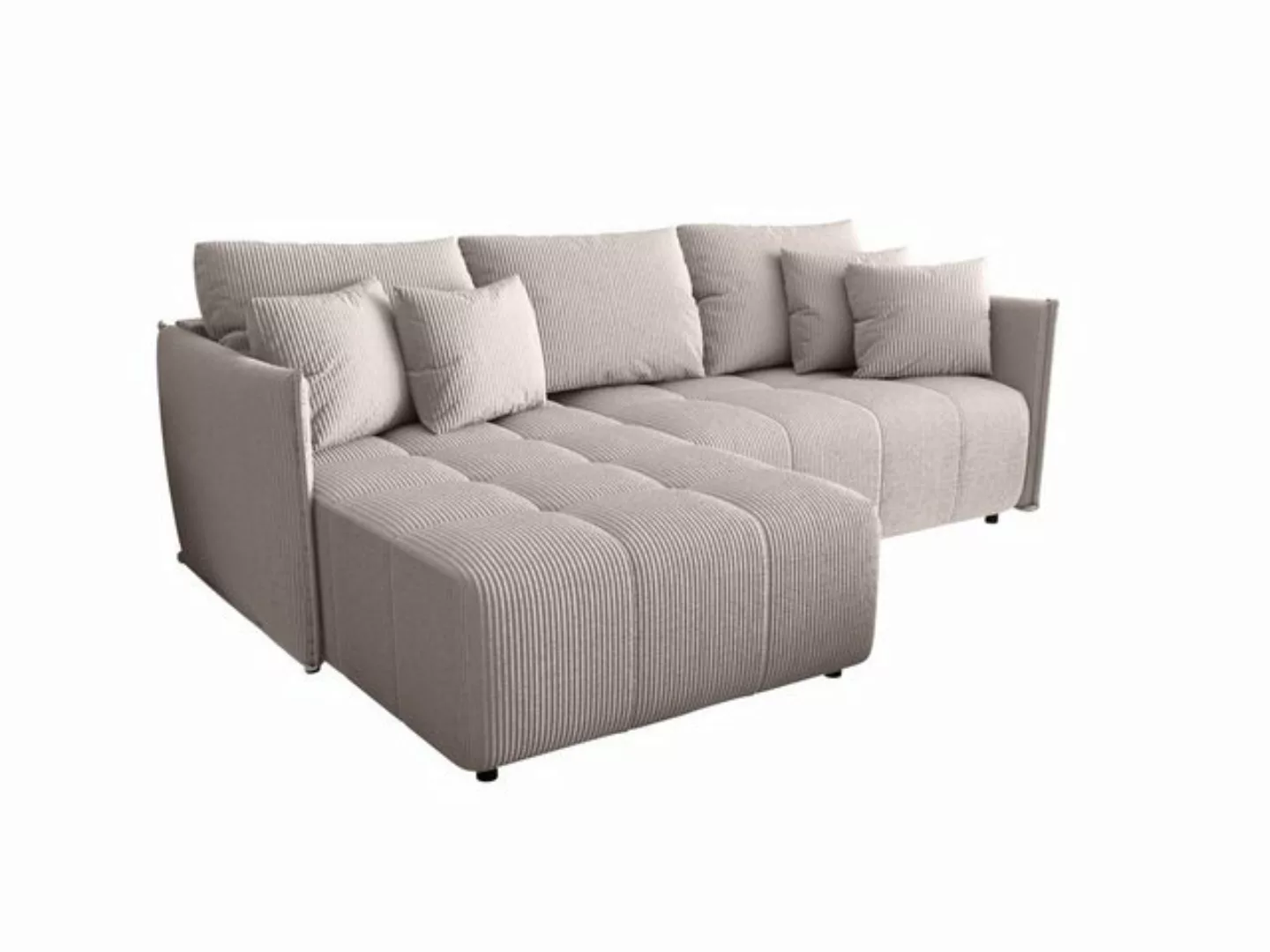 ALTDECOR Ecksofa LONLI, Couch mit Schlaffunktion, Stauraum Wohnlandschaft F günstig online kaufen