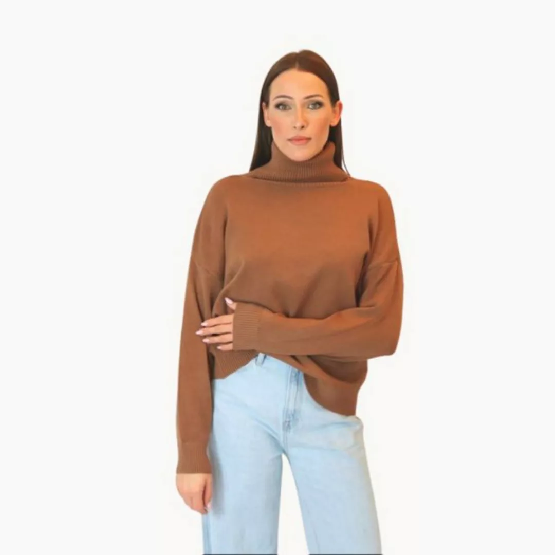 MonCaprise by Clothè Rollkragenpullover Oversized-Look Rollkragen Pullover günstig online kaufen