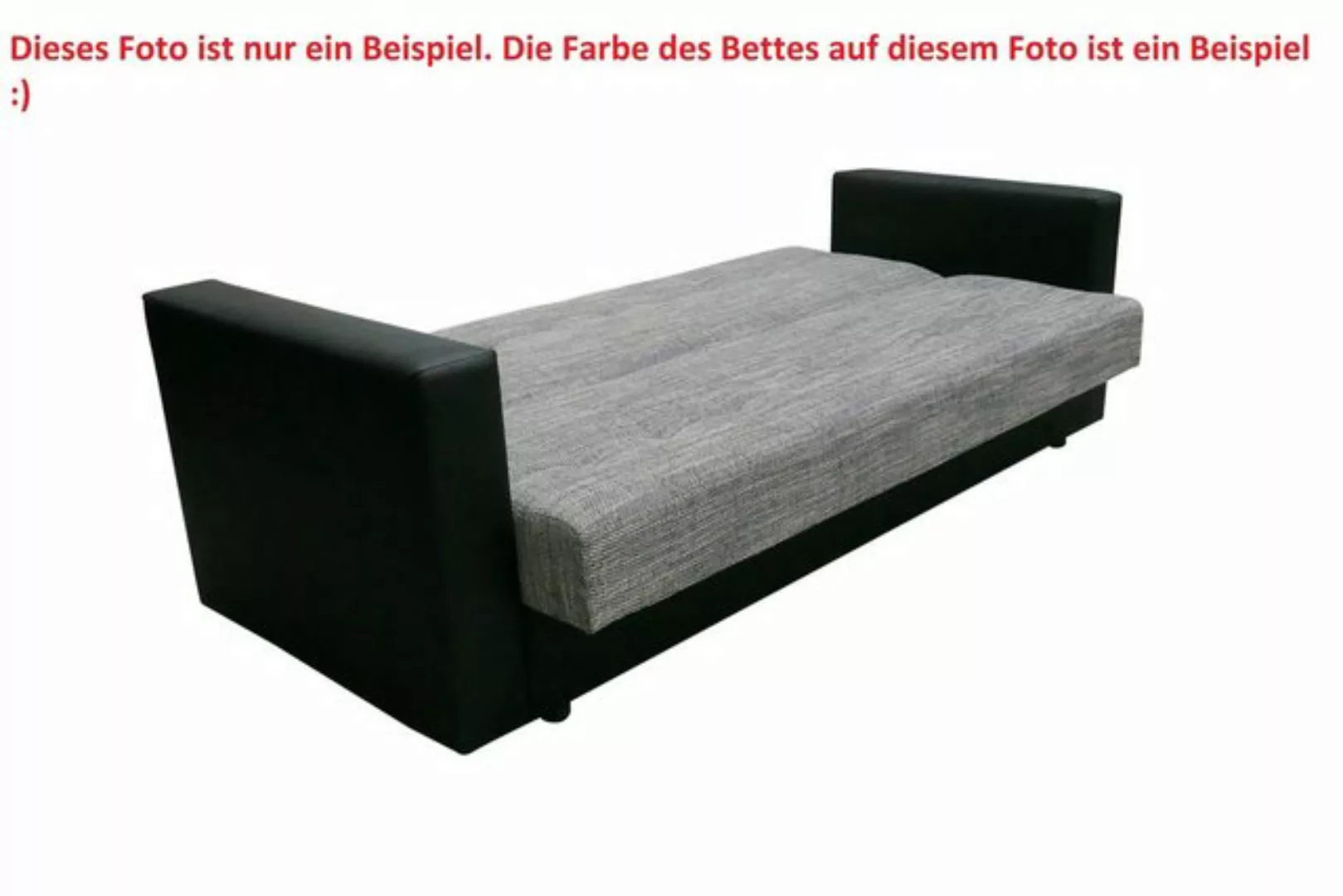 pressiode Sofa Schlafsofa, COUCH mit Schlaffunktion und Bettkasten 210cm WI günstig online kaufen