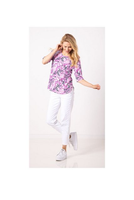 SER T-Shirt Shirt, Tropical Print W4240107 auch in großen Größen günstig online kaufen