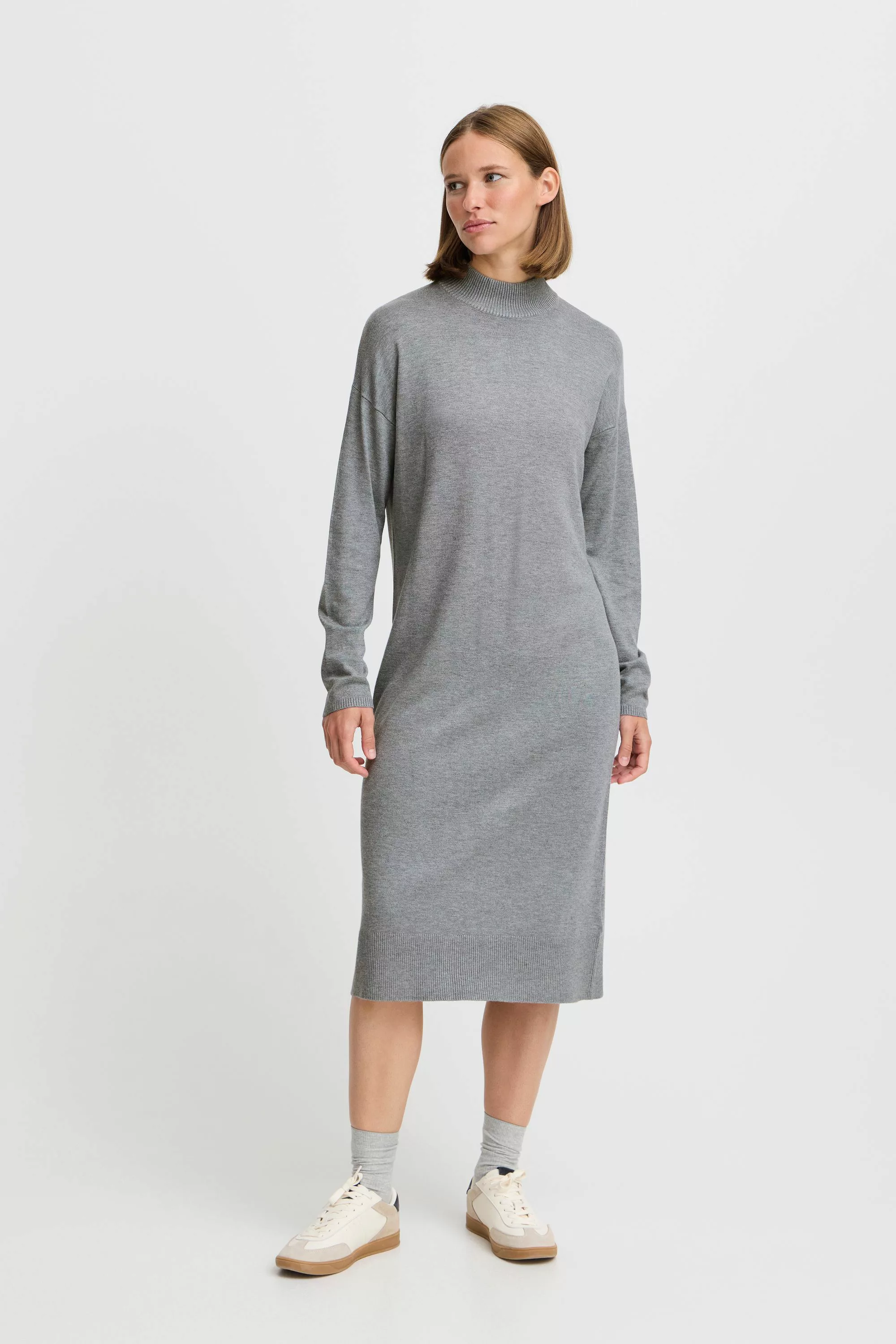 b.young Strickkleid BYMMMORLA TURTLENECK DRESS- wunderschönes Kleid günstig online kaufen