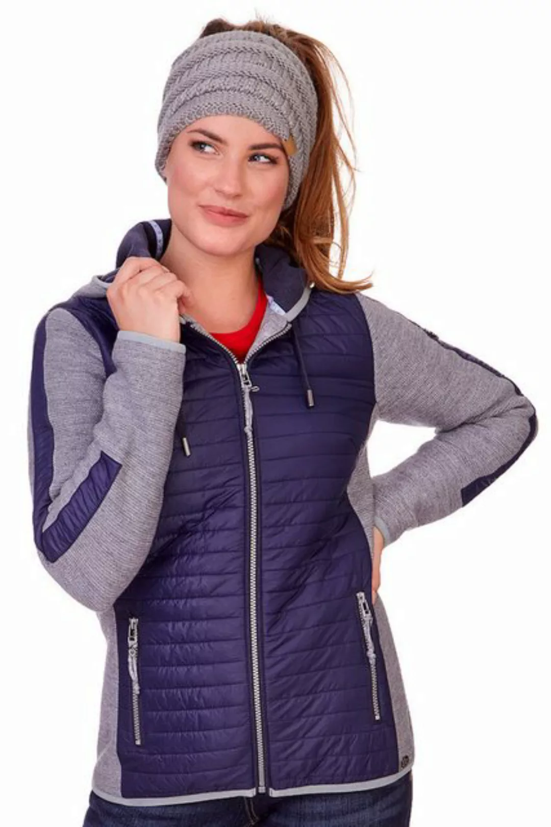 Spieth & Wensky Outdoorjacke Steppjacke Damen - SODE - dunkelblau/grau günstig online kaufen