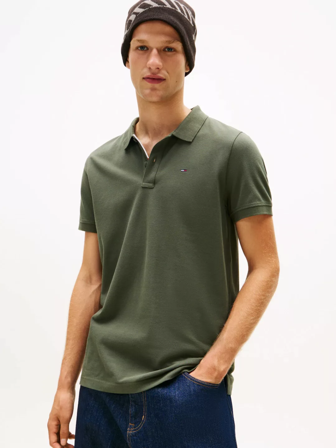 Tommy Jeans Poloshirt "TJM SLIM PLACKET POLO EXT" günstig online kaufen