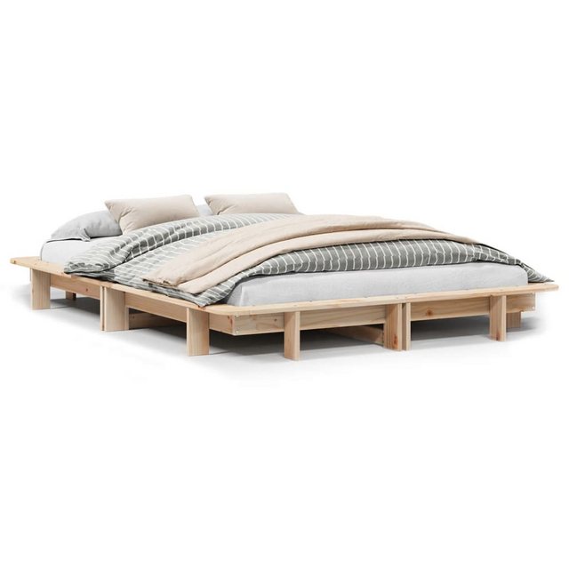 vidaXL Bett, Massivholzbett ohne Matratze 140x190 cm Kiefernholz günstig online kaufen