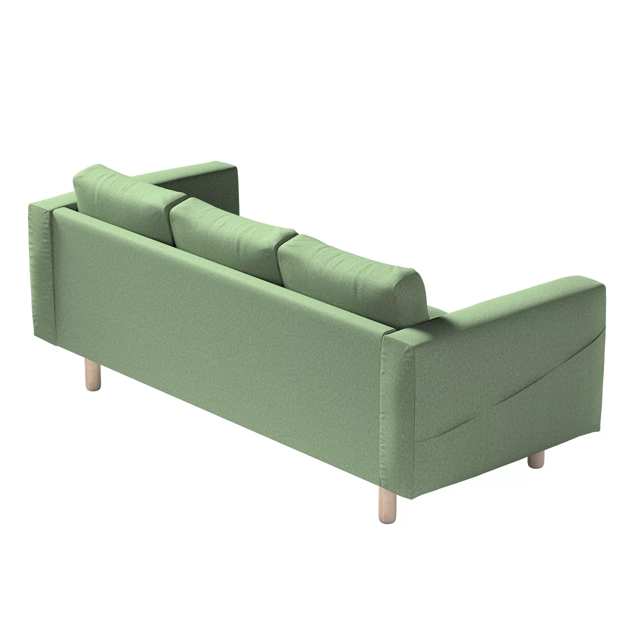 Bezug für Norsborg 3-Sitzer Sofa, grün, Norsborg 3-Sitzer Sofabezug, Amster günstig online kaufen