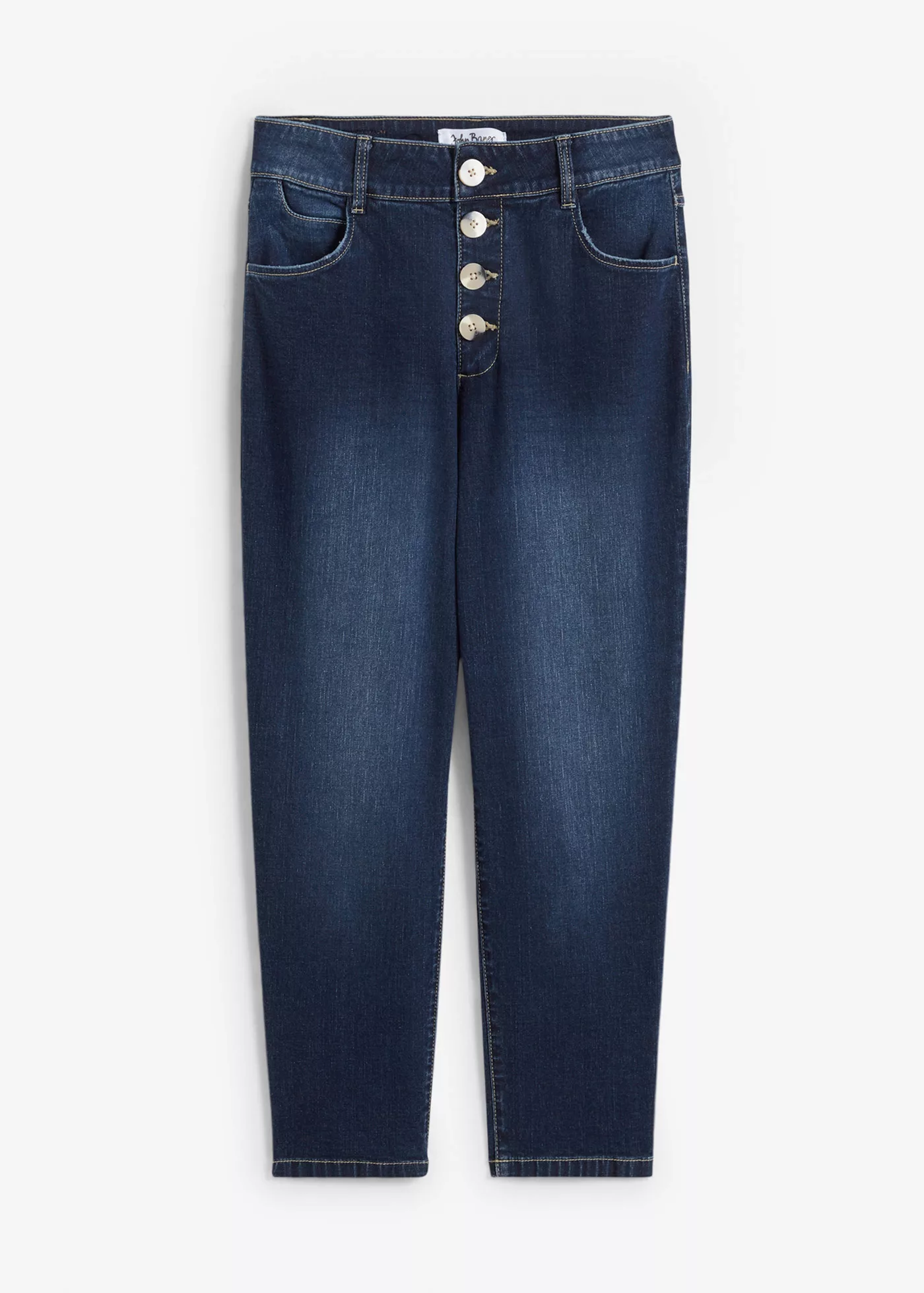Boyfriend Jeans Mid Waist, cropped günstig online kaufen