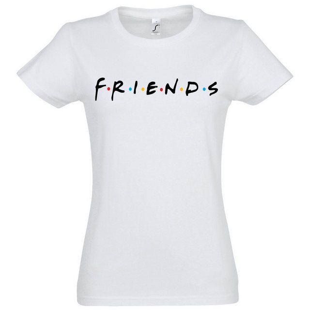 Youth Designz T-Shirt Friends Logo Damen Shirt mit Frontprint, trendiger Sp günstig online kaufen