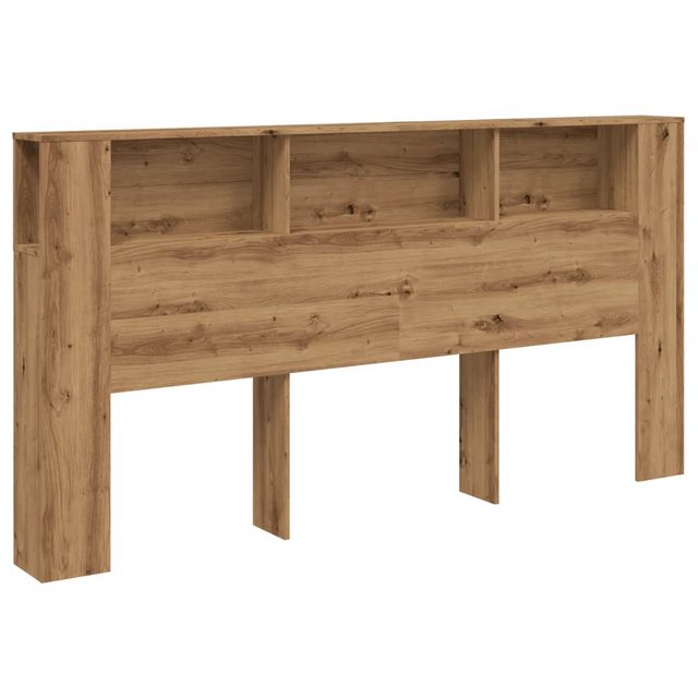 vidaXL Fächerschrank Bett-Kopfteil mit Ablagen Artisan-Eiche 200x18,5x102,5 günstig online kaufen