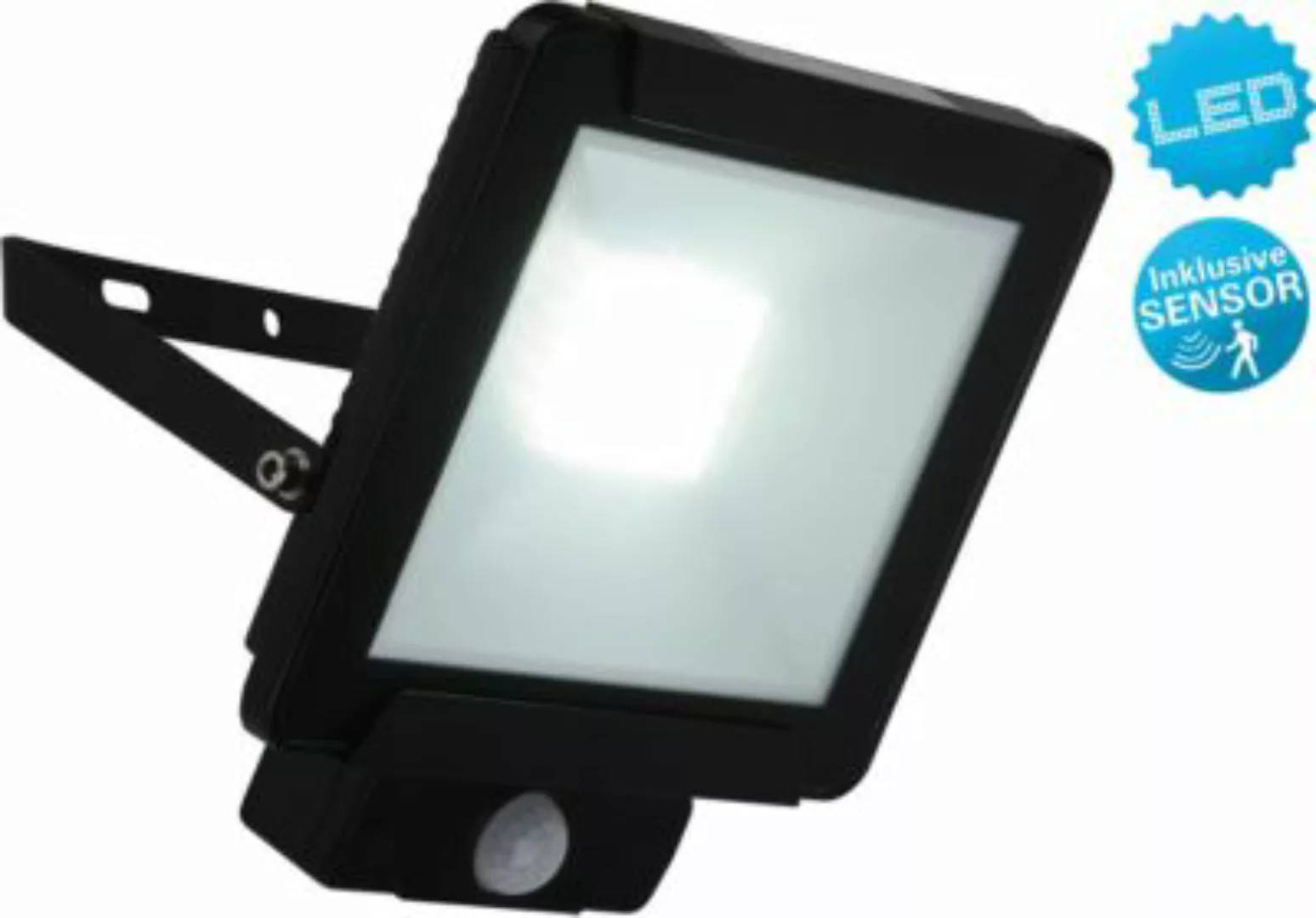 Näve LED-Außenstrahler inkl. Bewegungsmelder schwarz günstig online kaufen