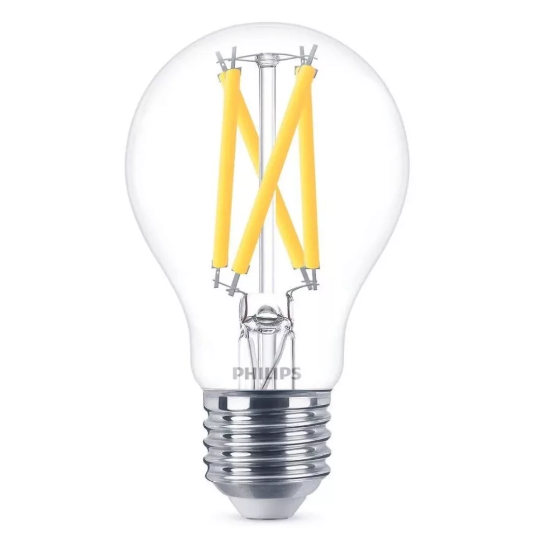 Philips LED Filament Lampe ersetzt 75W E27 Birne - A60 7,9W 1080lm 2200-270 günstig online kaufen