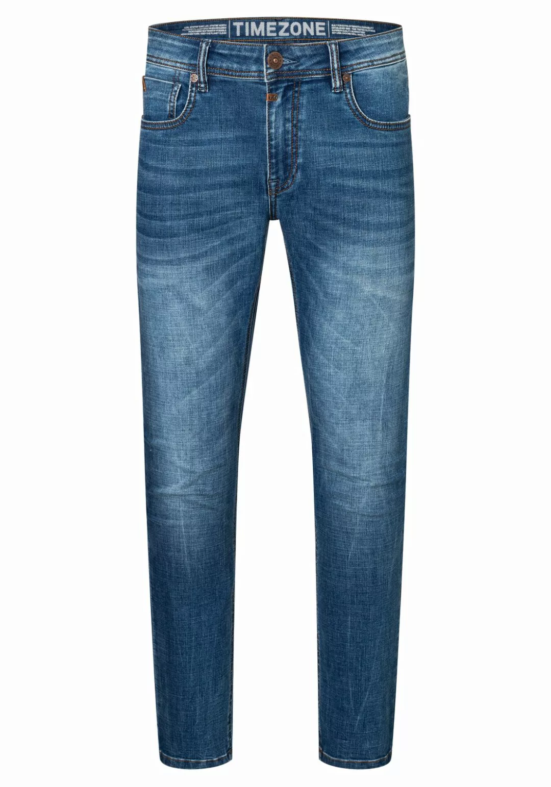 TIMEZONE Herren Jeans EduardoTZ - Slim Fit - Blau - Jeans Blue Wash günstig online kaufen