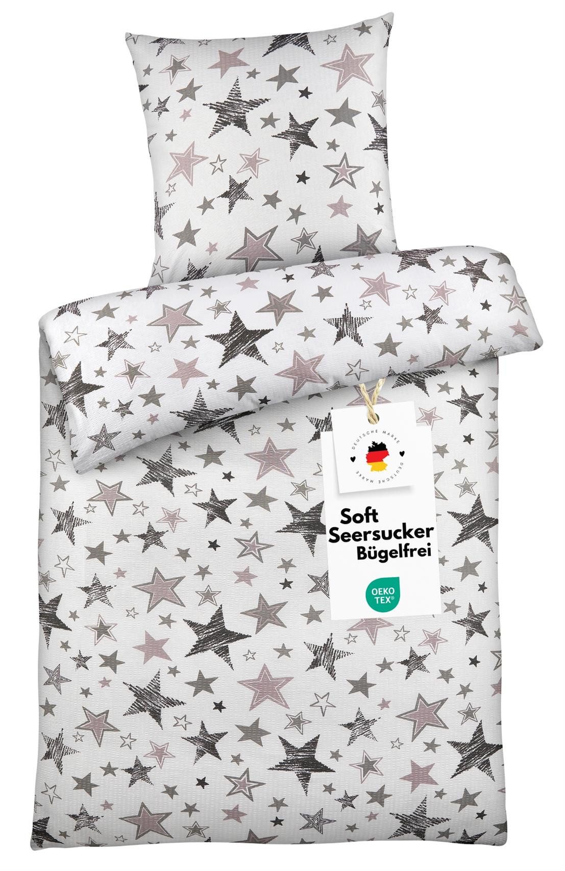 Carpe Sonno Bettwäsche Seersucker 135x200 Bügelfrei günstig online kaufen