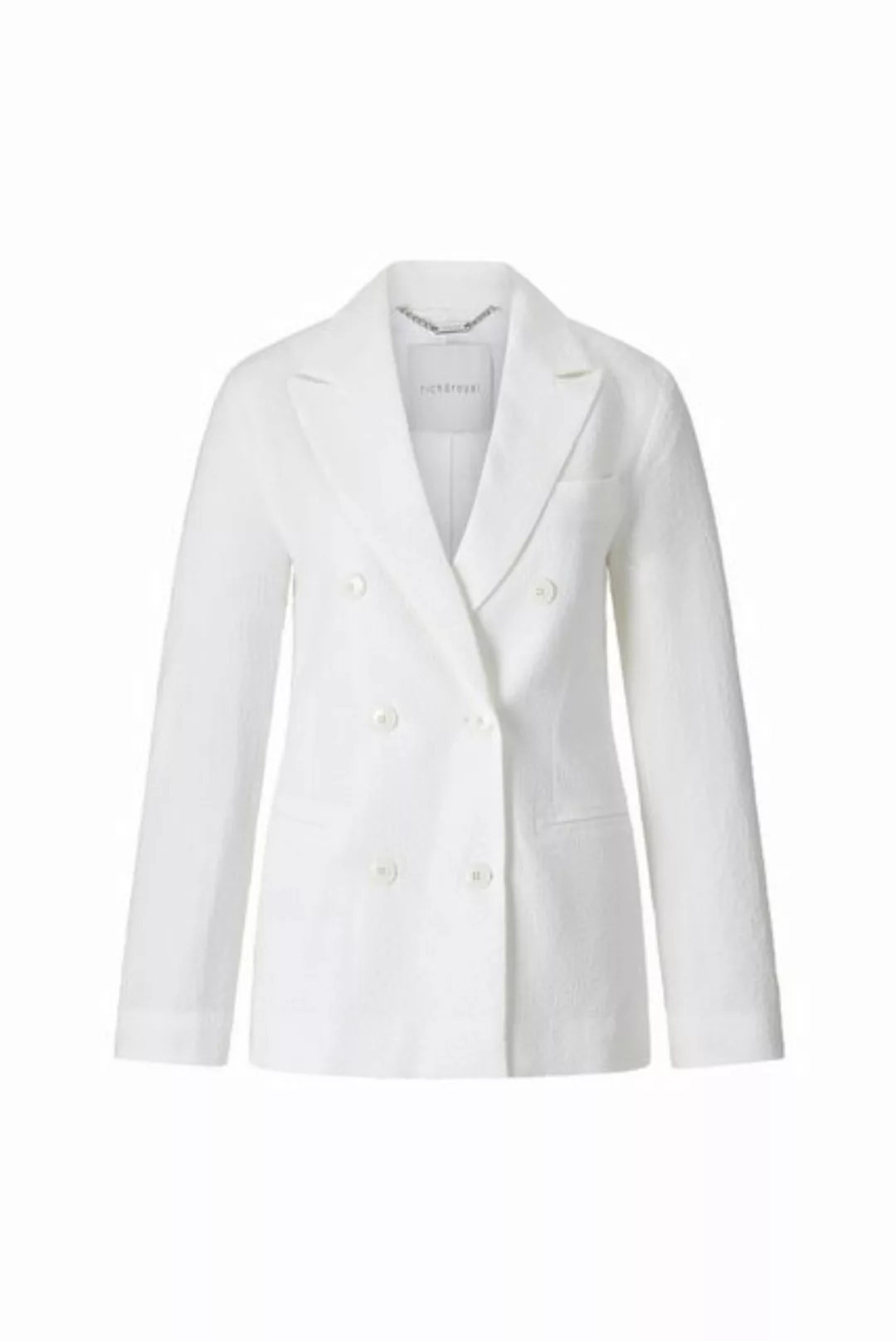 Rich & Royal Jackenblazer seersucker double breasted blazer o, white günstig online kaufen