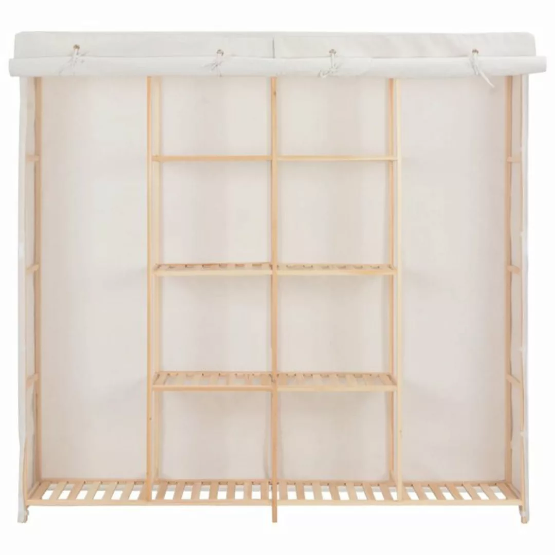 vidaXL Kleiderschrank Kleiderschrank Stoffschrank Weiß 173 x 40 x 170 cm St günstig online kaufen