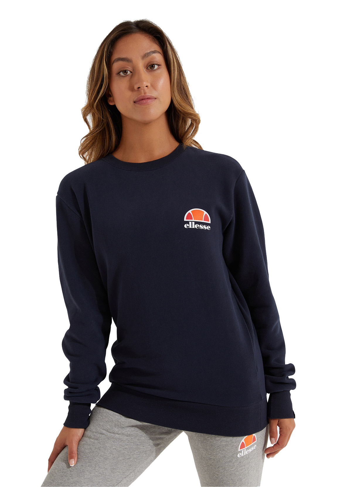 Ellesse Sweater Damen HAVERFORD SWEATSHIRT Dunkelblau Navy günstig online kaufen