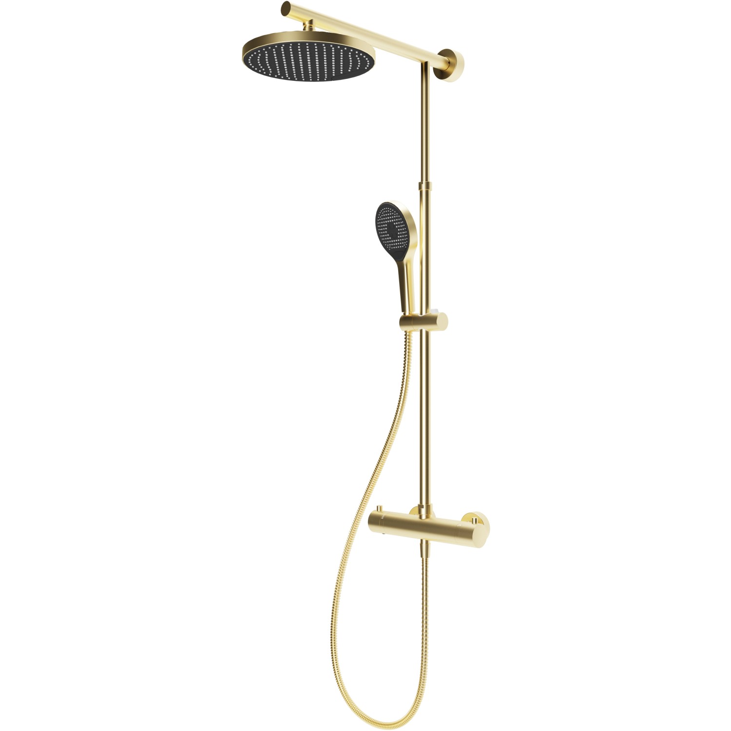 Schulte Duschsystem DuschMaster Rain Classic Goldoptik günstig online kaufen