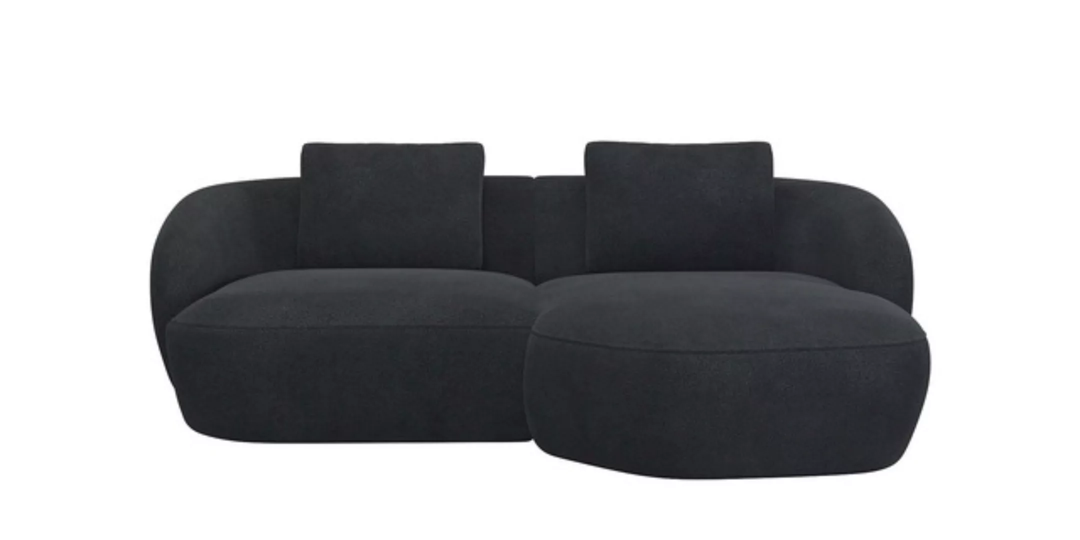 FLEXLUX Wohnlandschaft »Torino, rund, L-Form, Sofa-Ecke mit Recamiere, Long günstig online kaufen