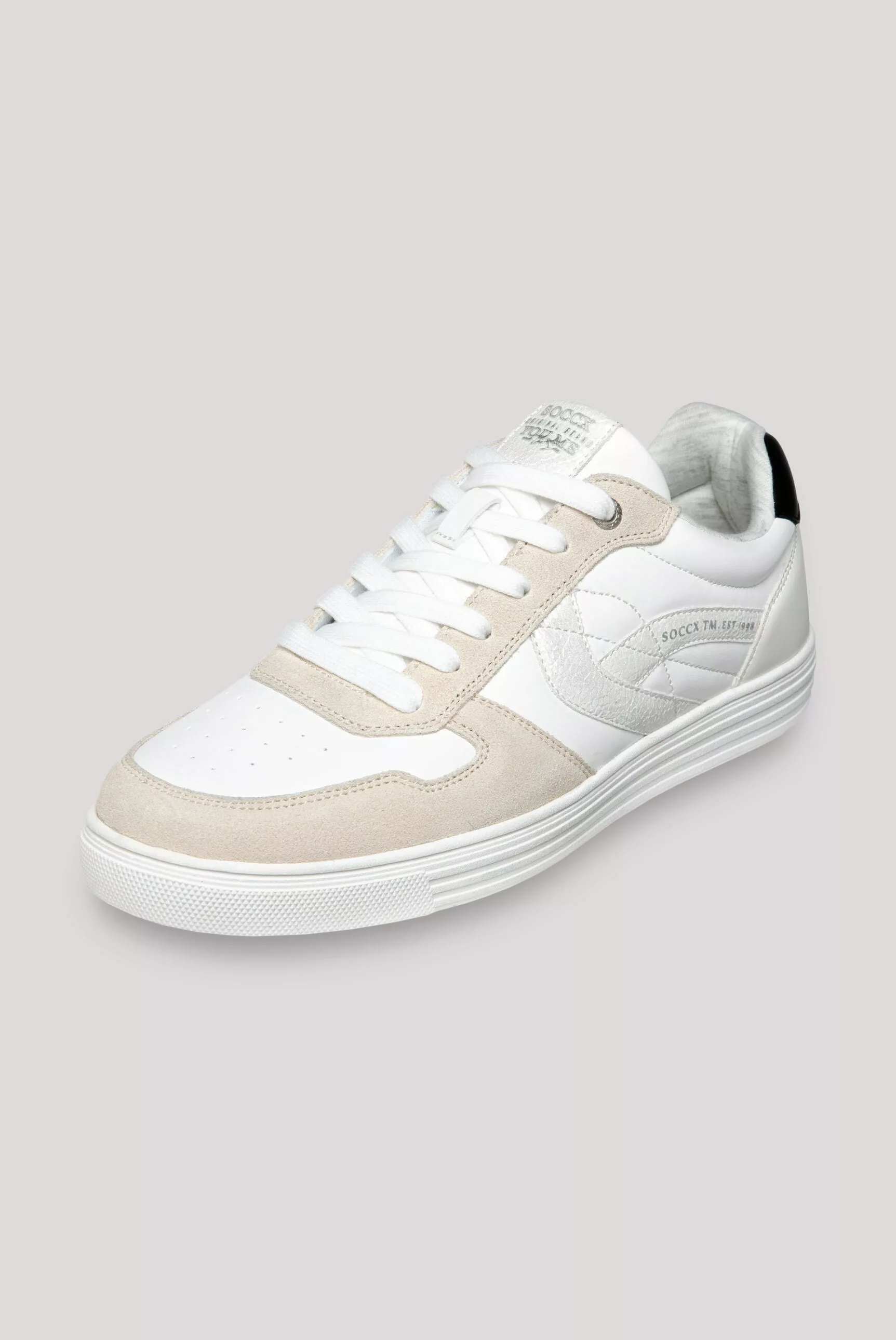 SOCCX Sneaker, mit Zehenkappe aus Veloursleder günstig online kaufen