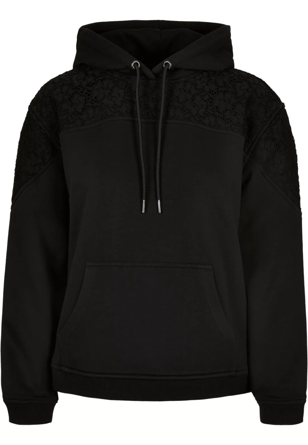 URBAN CLASSICS Kapuzenpullover "Urban Classics Damen Ladies Lace Inset Hood günstig online kaufen