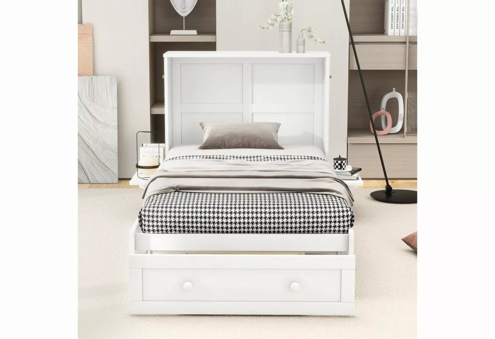 Gotagee Bettgestell Schrankbett Schubladen Verwandelbare Plattformbett Bett günstig online kaufen