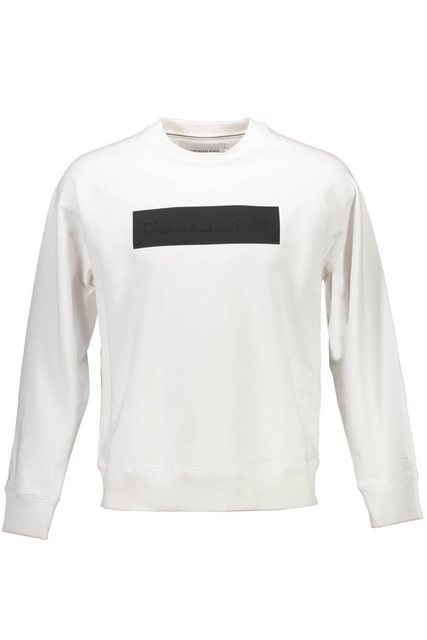 Calvin Klein Jeans Sweatshirt Stylisches Herren Weißes Sweatshirt - Langarm günstig online kaufen