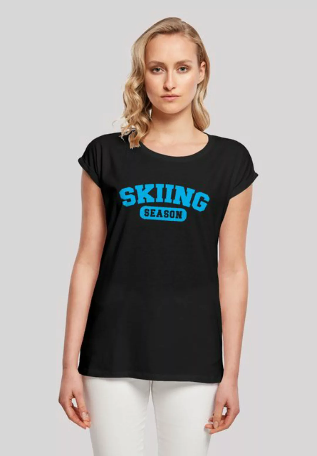 F4NT4STIC T-Shirt Skiing Season Winter Sport Premium Qualität günstig online kaufen