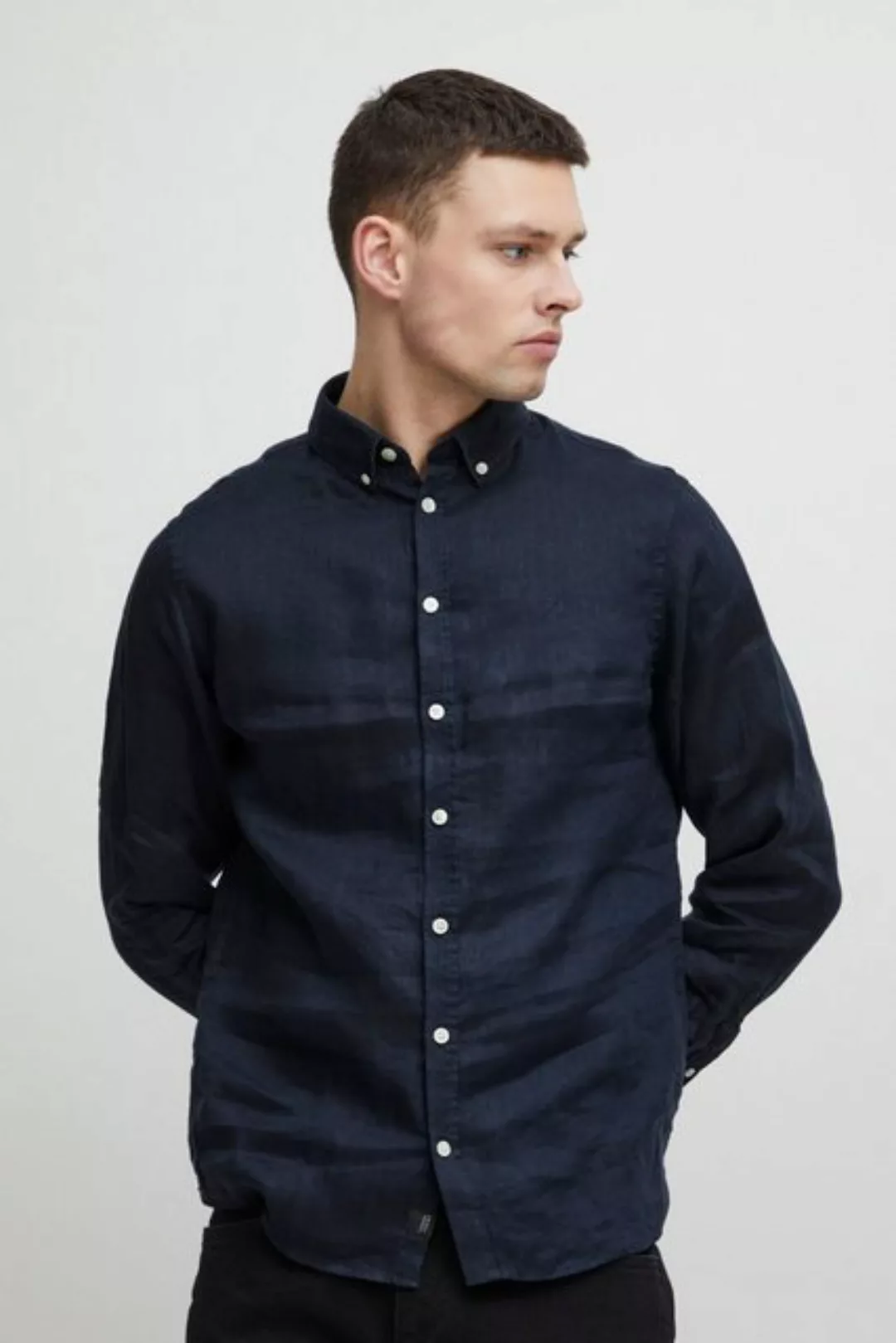 Casual Friday Langarmhemd CFAnton BD LS - 20504348 Shirt aus Leinenmix günstig online kaufen