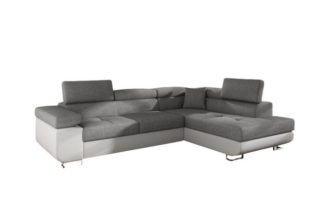 Unique Home Ecksofa Ecksofa NO-AN mit Schlaffunktion, Bettkasten, Verstellb günstig online kaufen