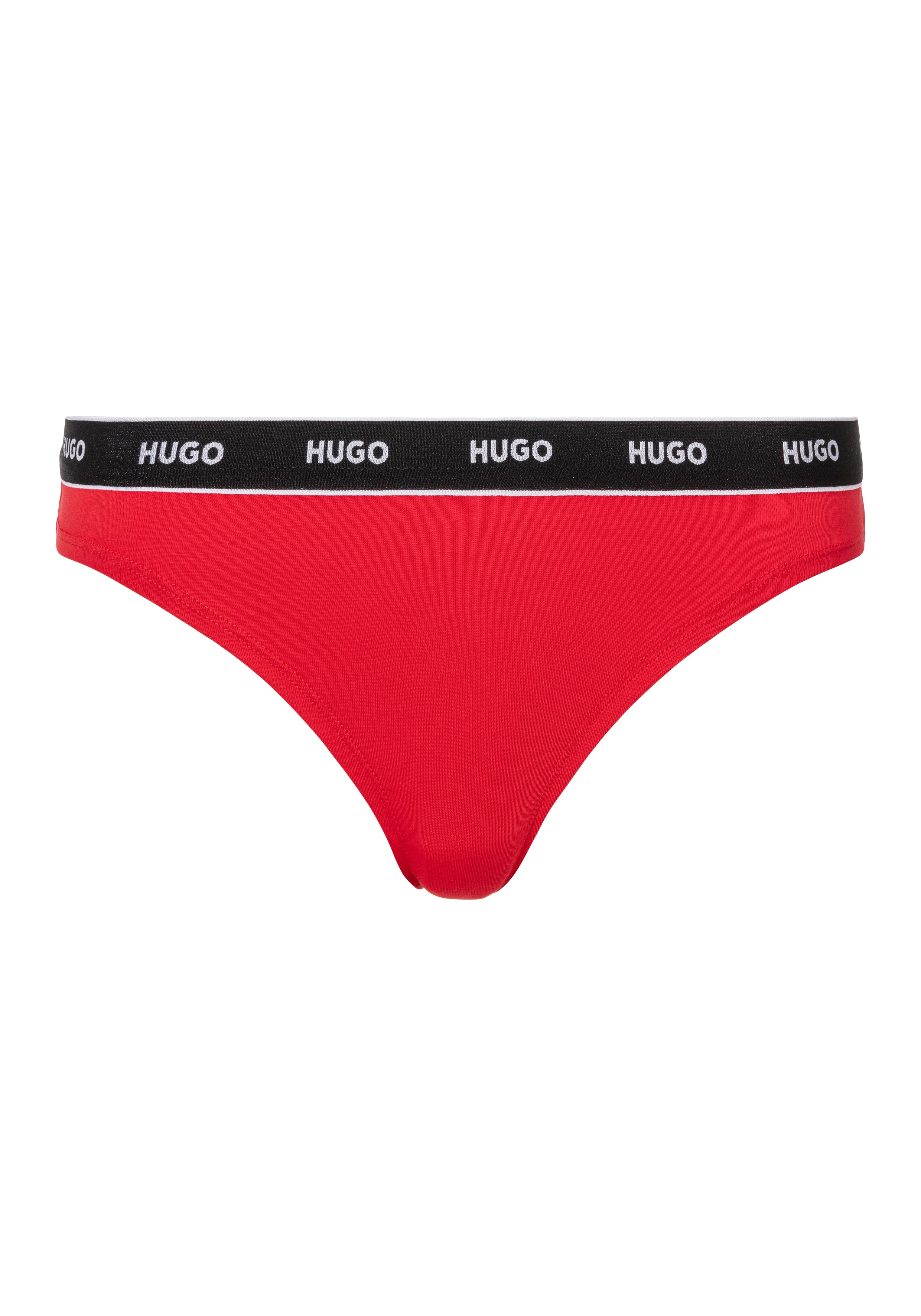 HUGO Underwear String "THONG STRIPE PYP 10", mit BOSS Schriftzug auf dem Bu günstig online kaufen