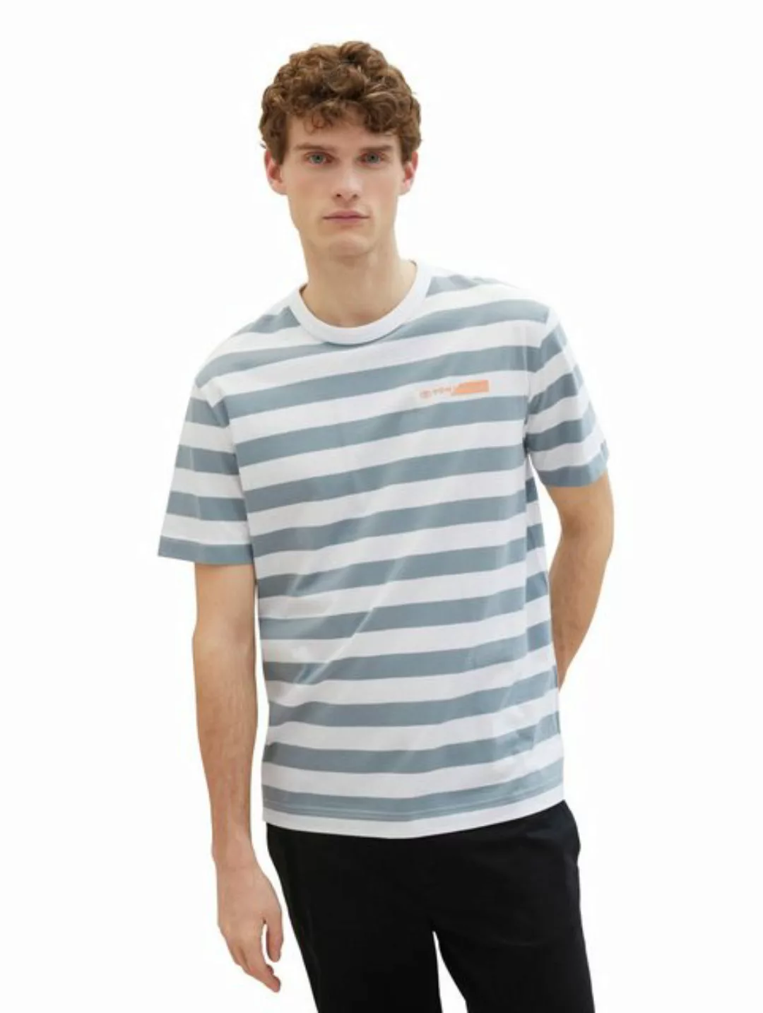 TOM TAILOR T-Shirt mit Streifenmuster günstig online kaufen