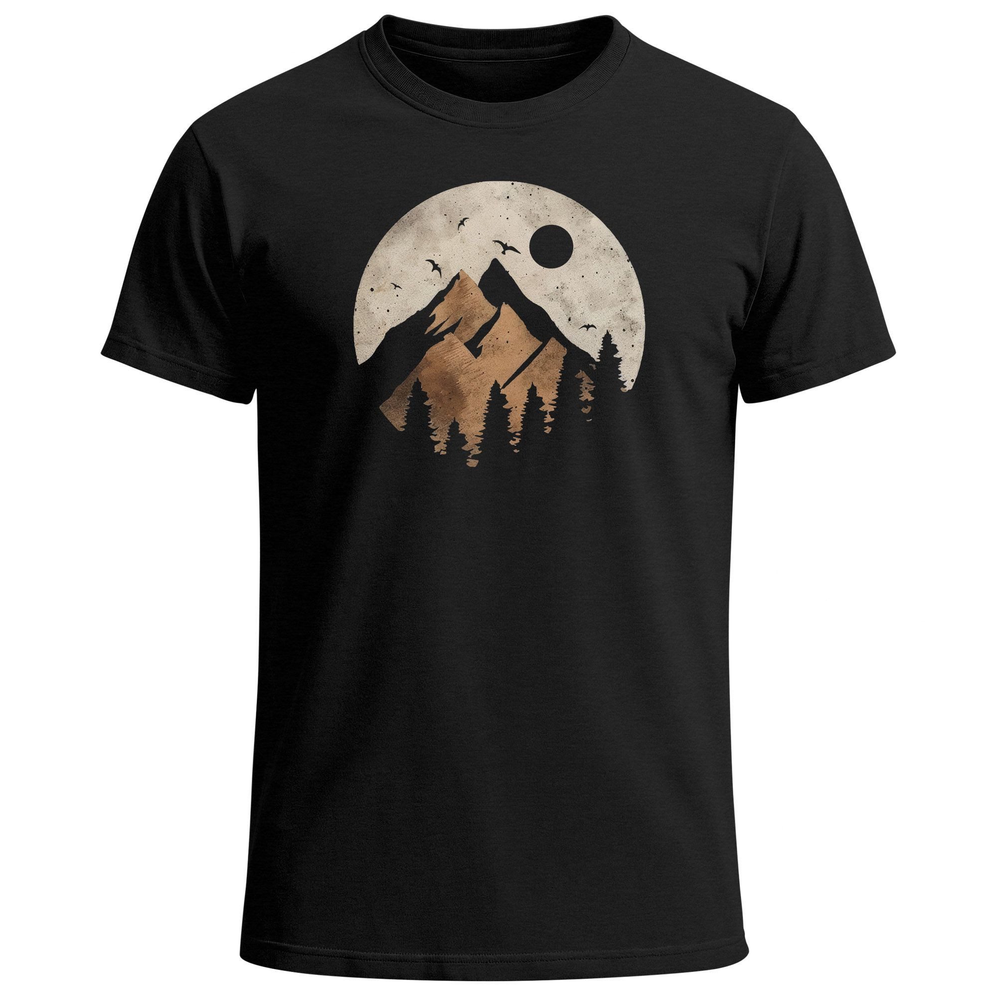 Neverless Print-Shirt Herren T-Shirt Berge Wandern günstig online kaufen