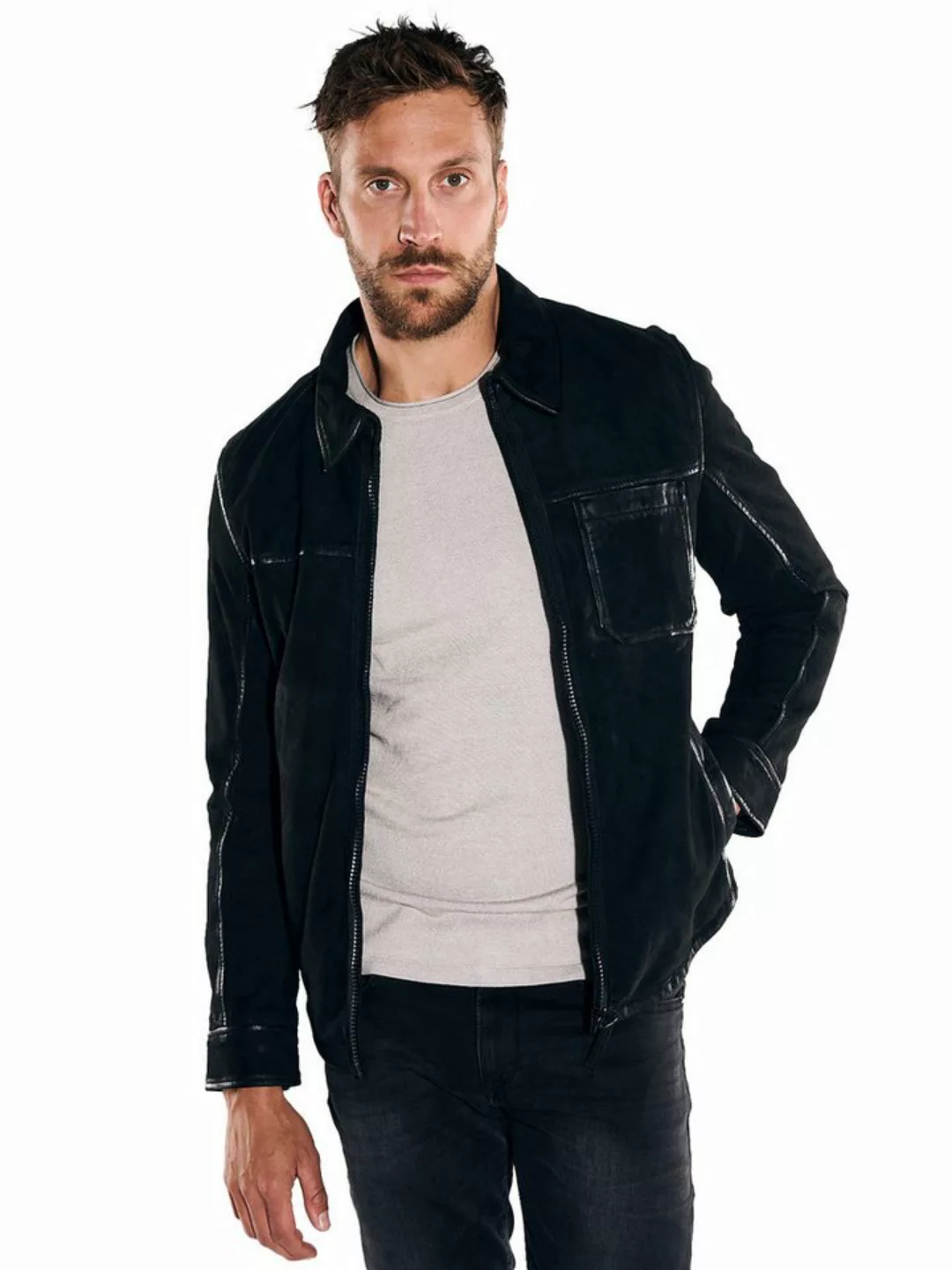 emilio adani Lederjacke Lederjacke slim fit günstig online kaufen