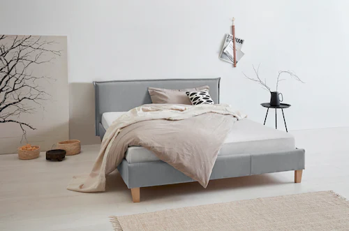 OTTO products Polsterbett "Heddi", in 5 Breiten: von 90cm-200cm, Biese am K günstig online kaufen
