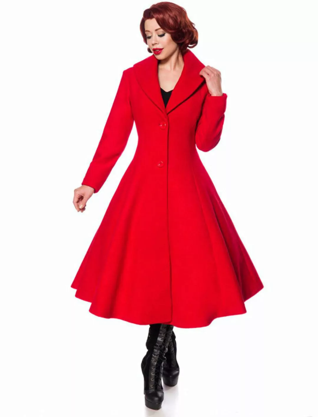 Vintage-Mantel Rot günstig online kaufen