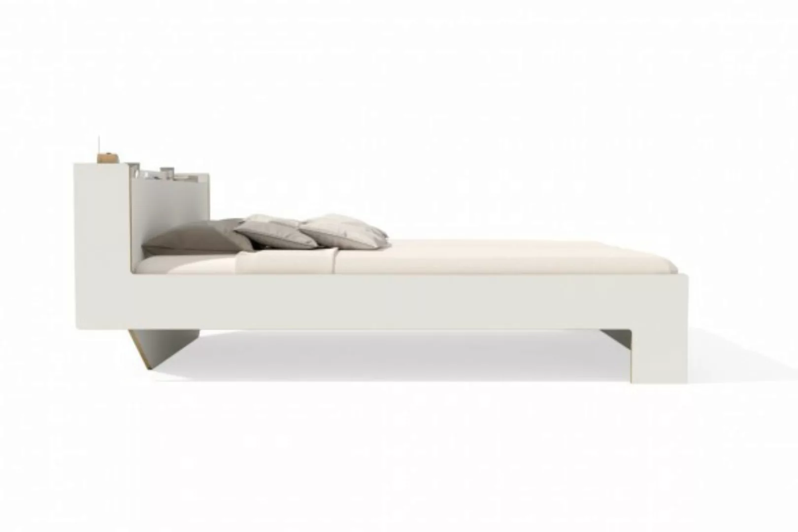 NOOK Doppelbett Weiß 180 x 210 cm günstig online kaufen