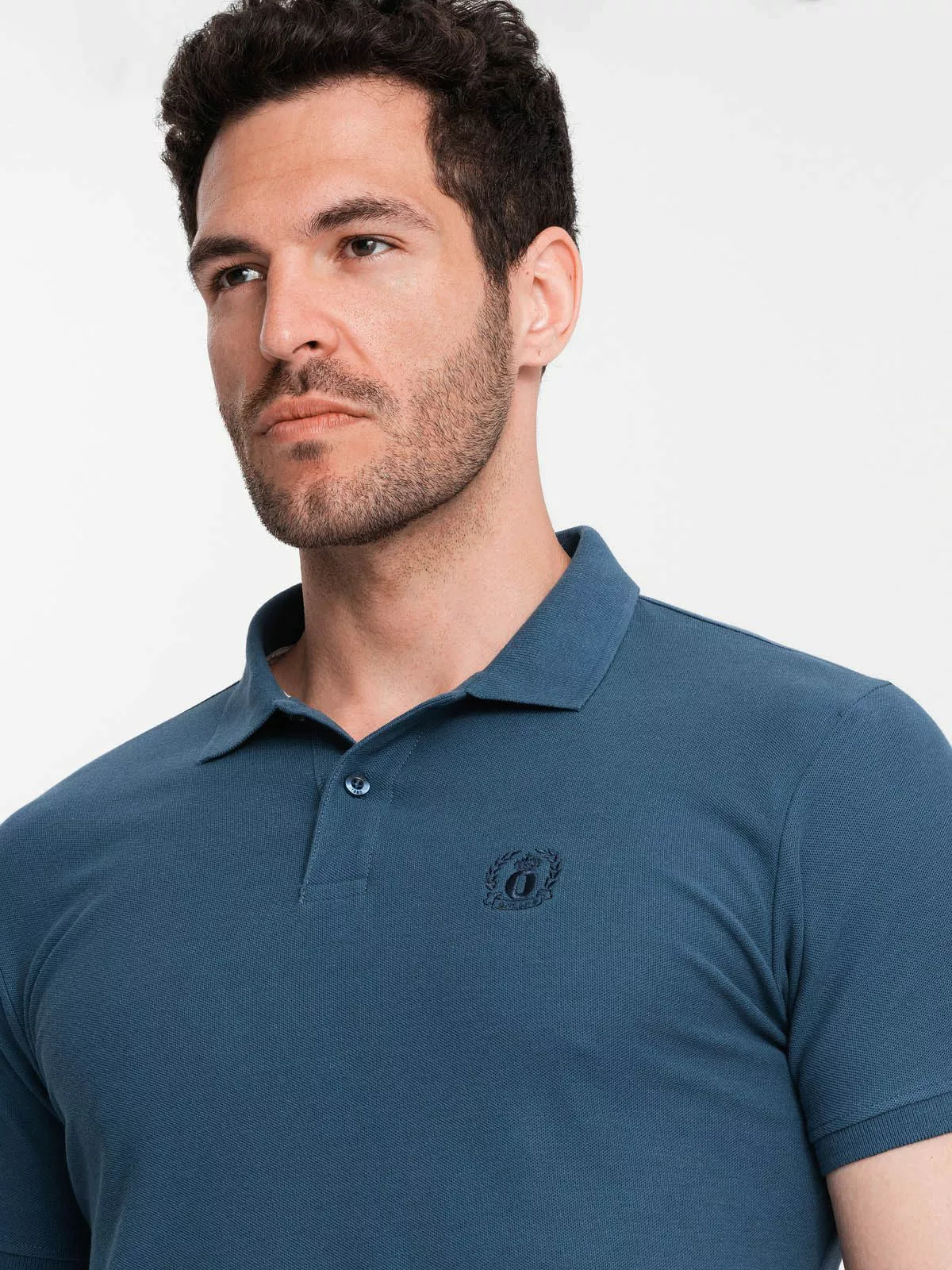 OMBRE Poloshirt Herren-Poloshirt aus Piqué-Strick BASIC günstig online kaufen