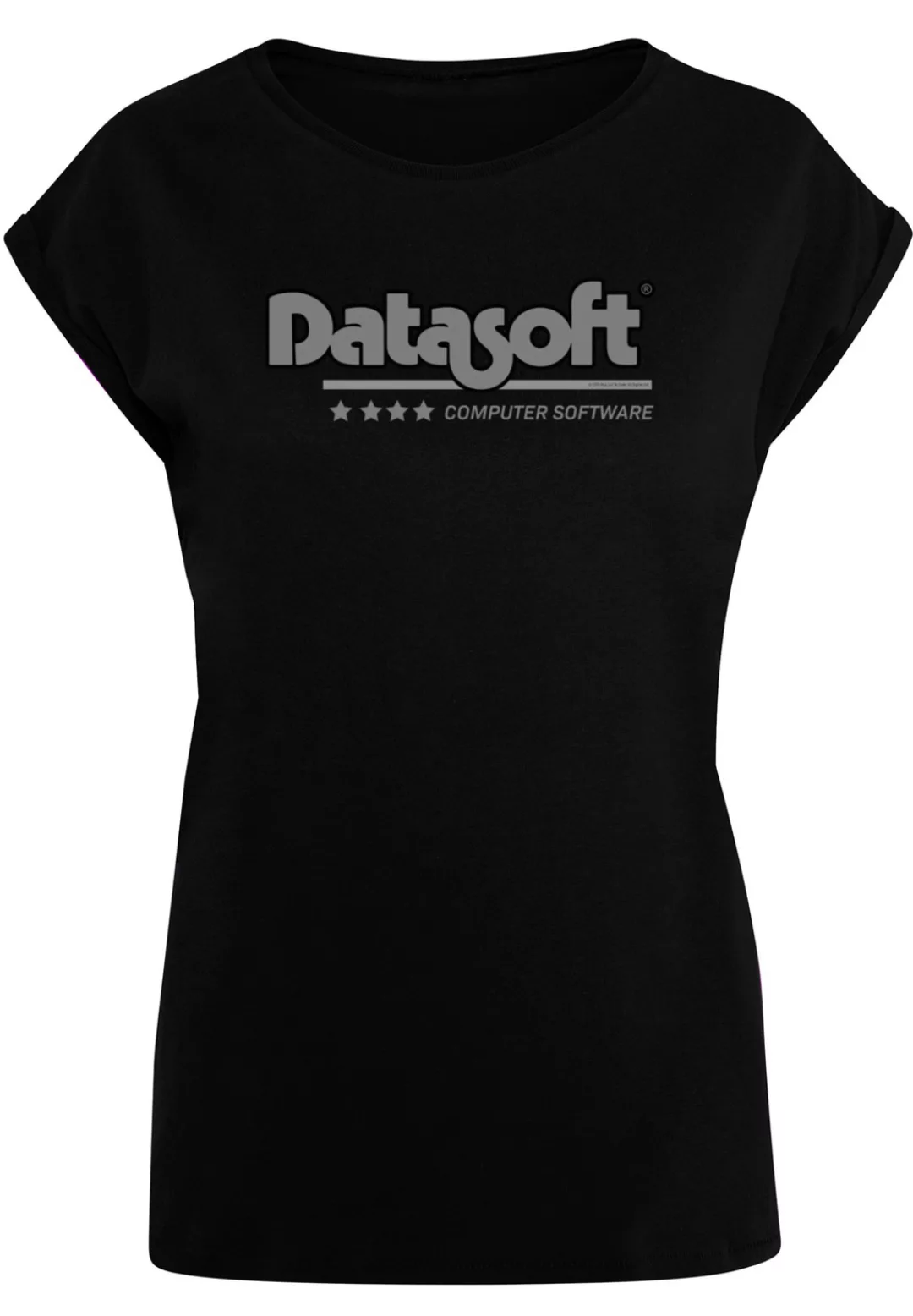 F4NT4STIC T-Shirt "Retro Gaming Datasoft Logo schwarz", Print günstig online kaufen