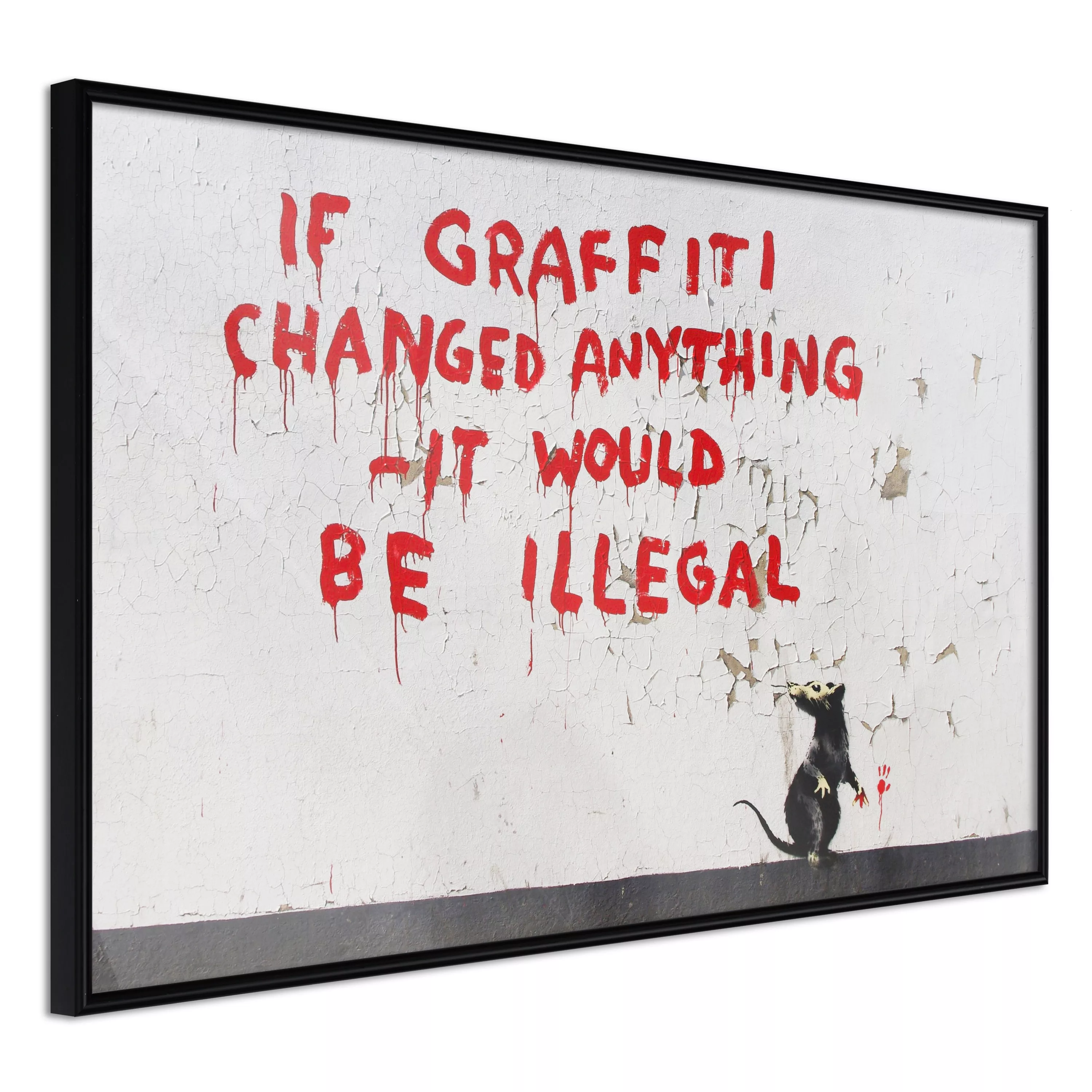 Poster - Banksy: If Graffiti Changed Anything günstig online kaufen