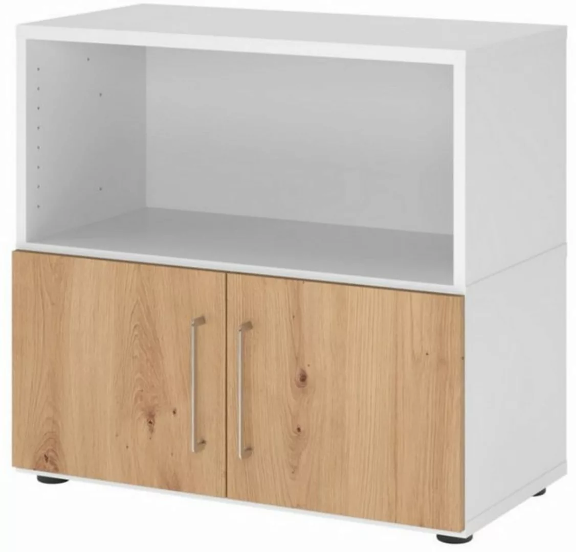 bümö Aktenschrank flexi Schrank Dekor: Weiß/Asteiche günstig online kaufen