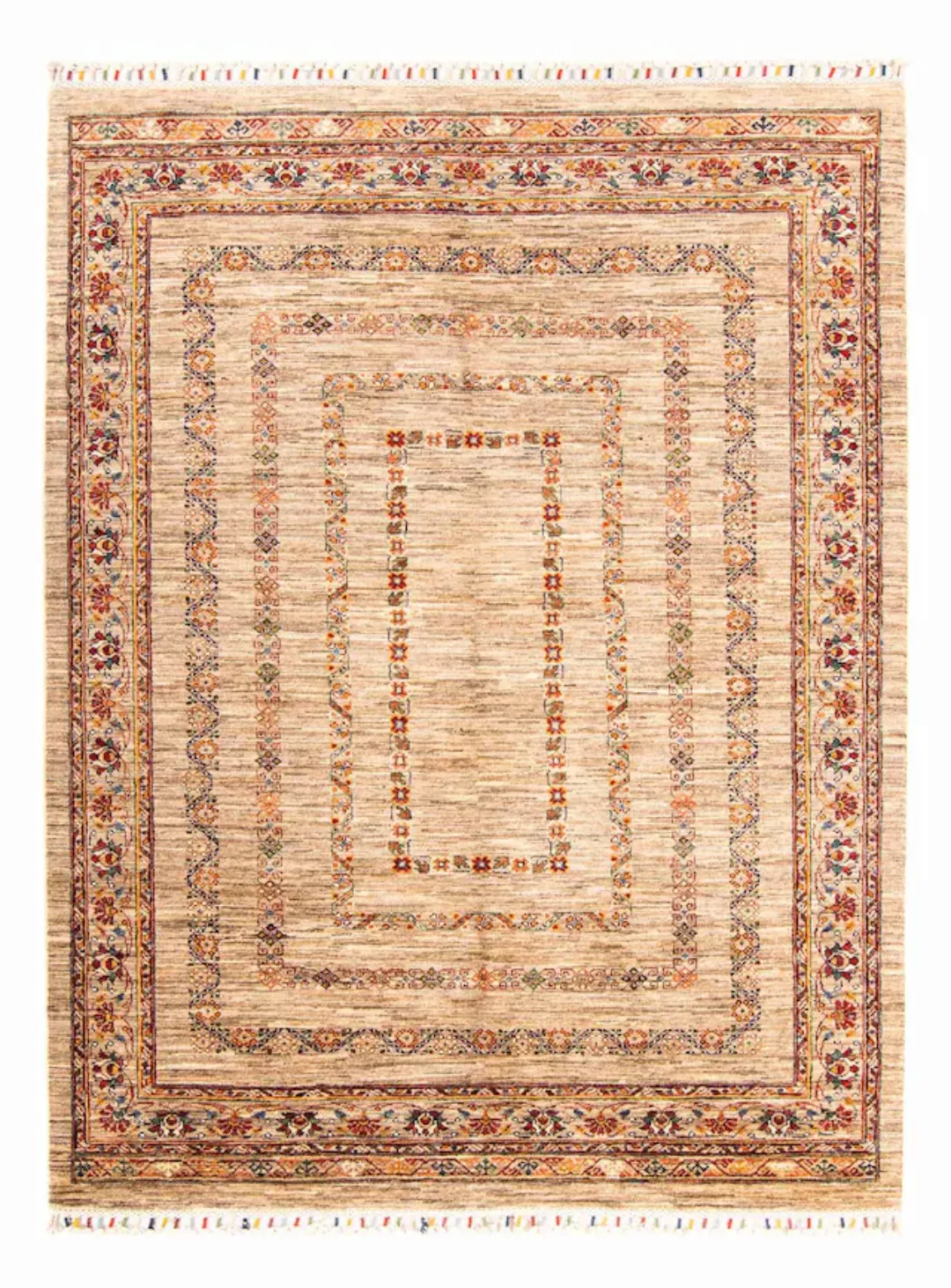 morgenland Orientteppich »Perser - Nain - 376 x 77 cm - beige«, rechteckig, günstig online kaufen