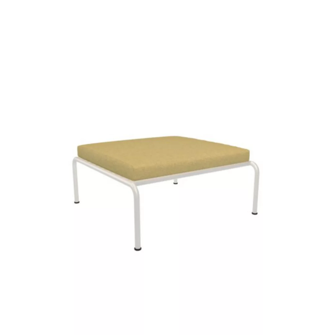 Outdoor Ottoman AVON weiß Senf günstig online kaufen