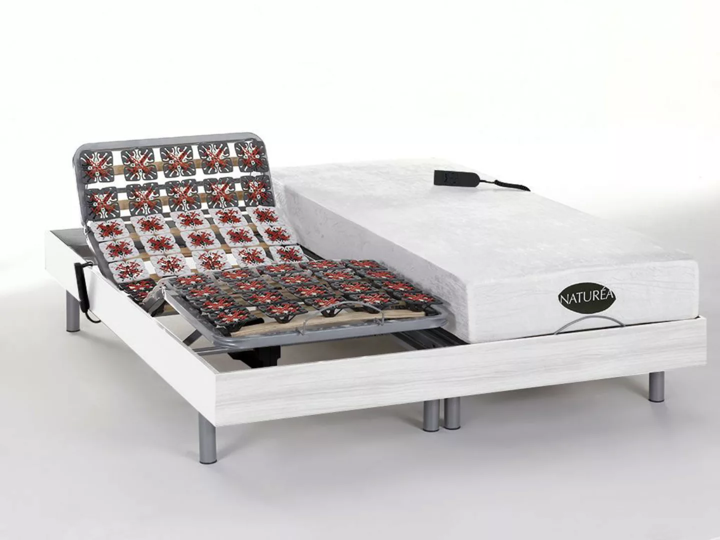 Matratzen elektrischer Lattenrost 2er-Set mit Okin-Motor Lysis III - 2x90x2 günstig online kaufen